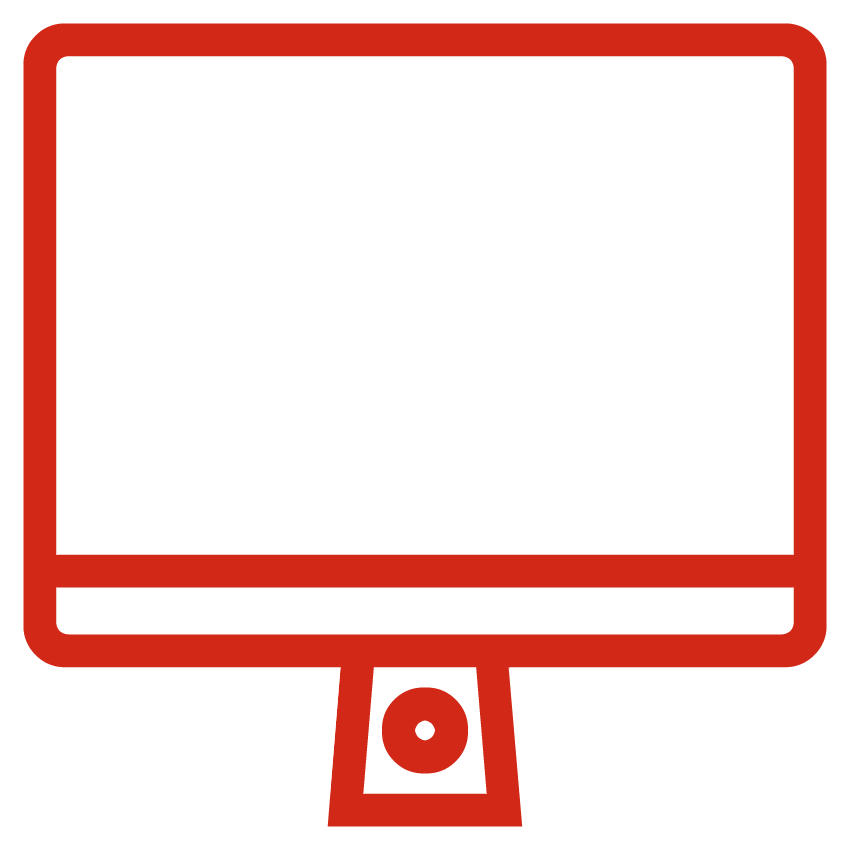 Symboldarstellung eines Bildschirmes als Präsentationsmedium