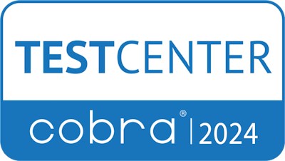Logo cobra® Test Center 2024